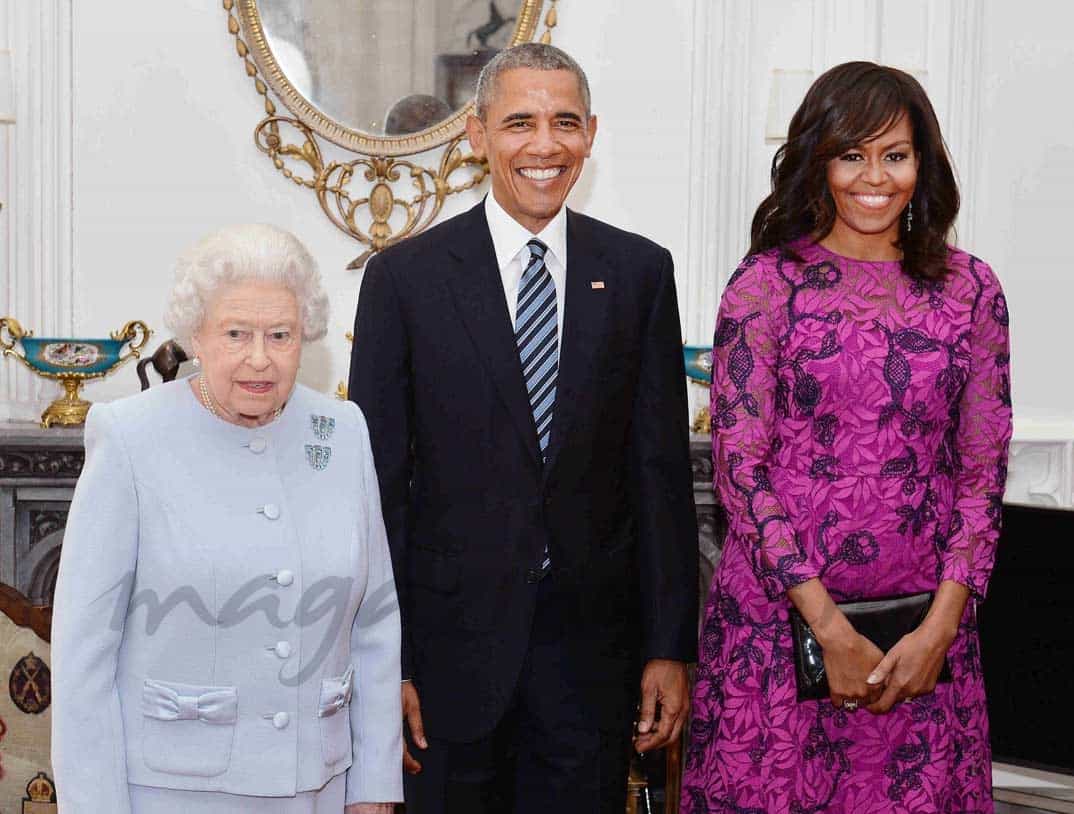 reina-isabel-ll-barack-y-michelle-obama, palacio windsor