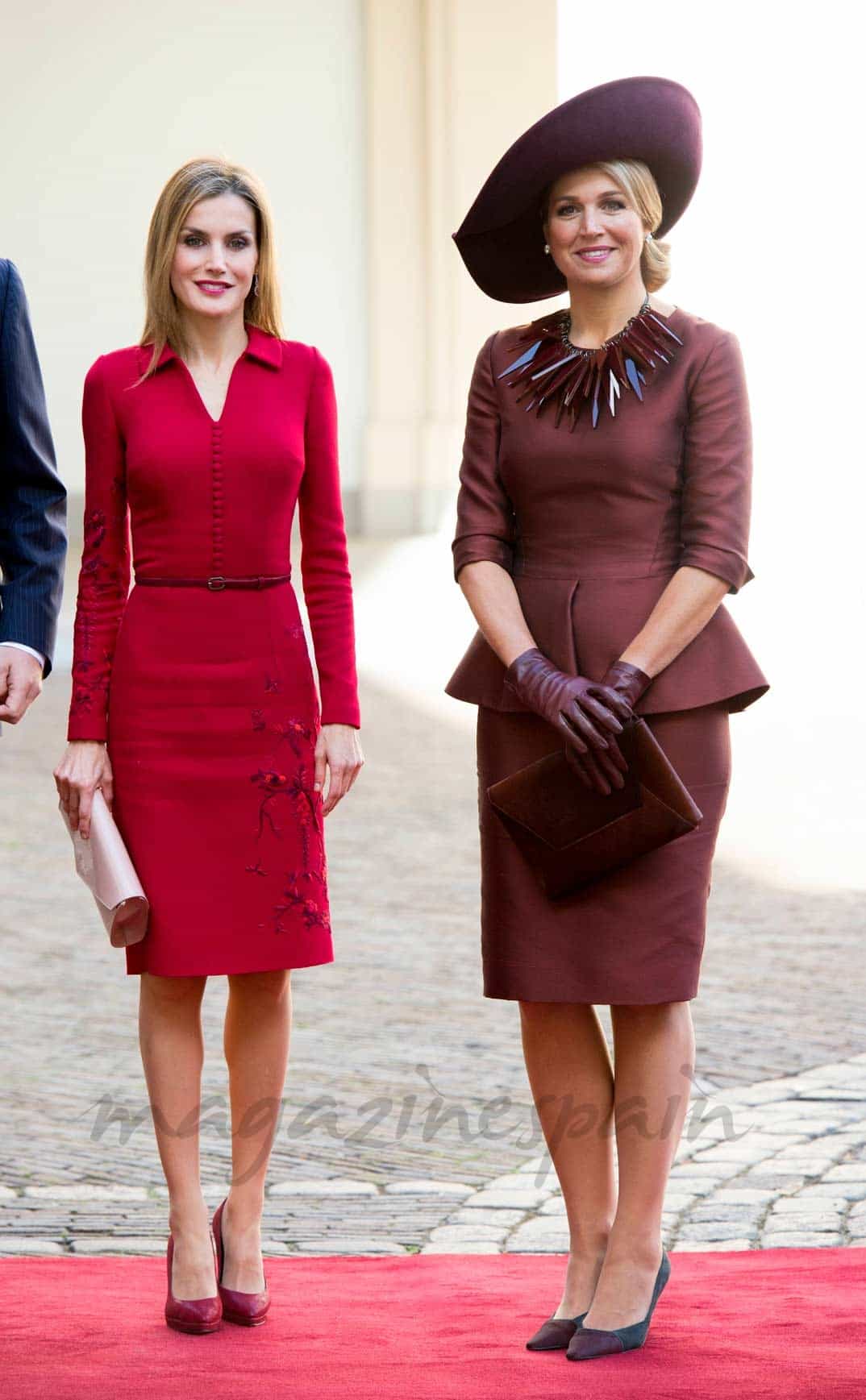 Reina Letizia y Reina Máxima (octubre 2014)