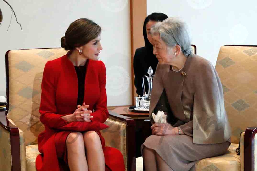 reina letizia y emperatriz de japon