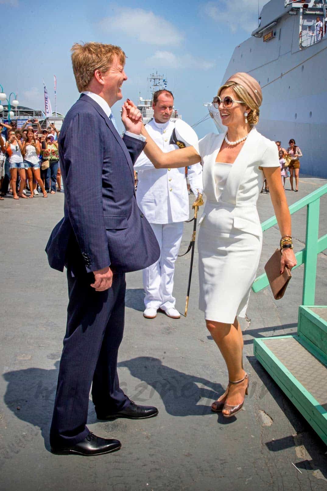 Reina Máximo y Rey Guillermo de Holanda en Aruba (mayo 2015)