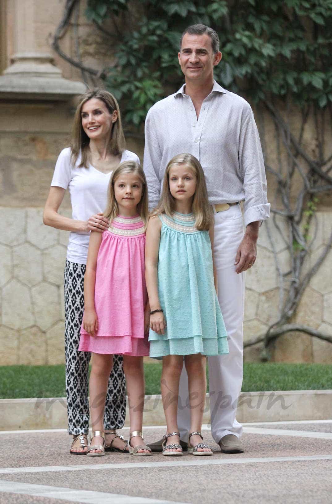 Familia Real posado Marivent, Palma de Mallorca (2014)