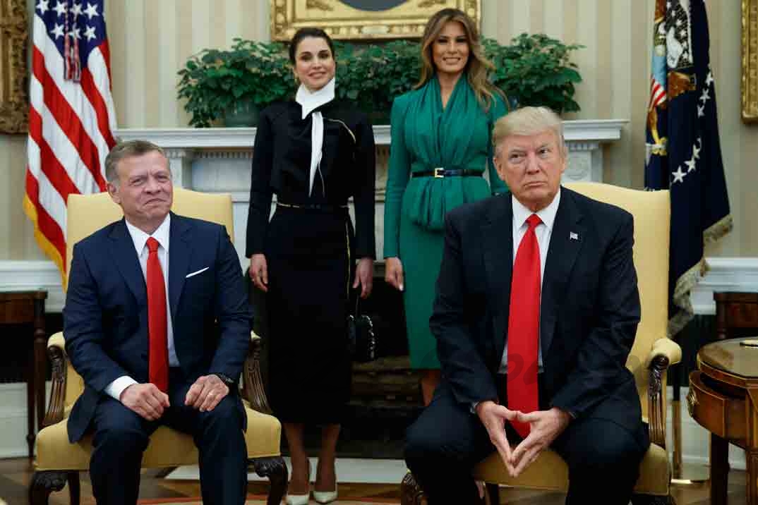 rania de jordania y melania trump dos estilos diferentes