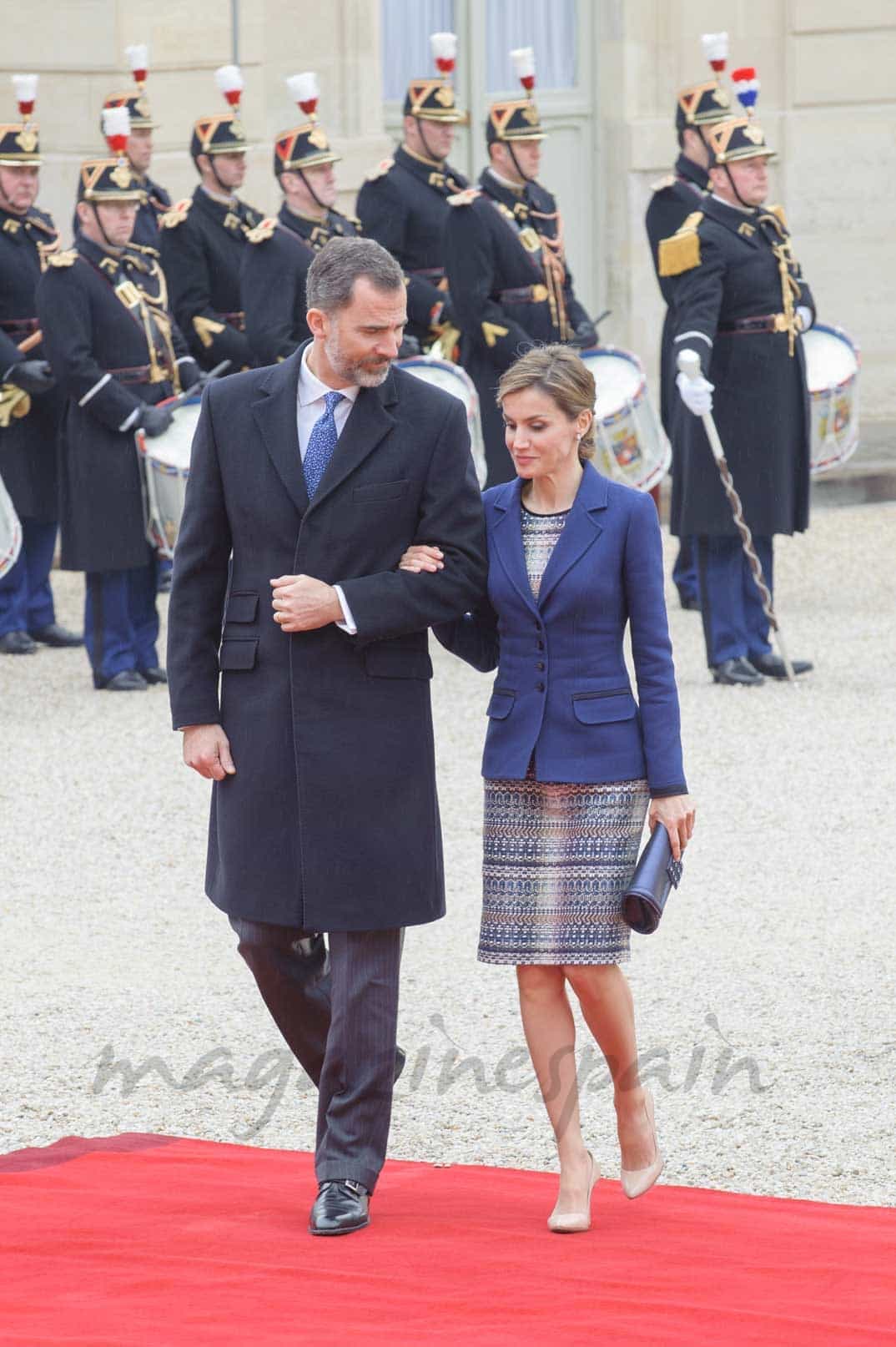 Rey Felipe y Reina Letizia en París