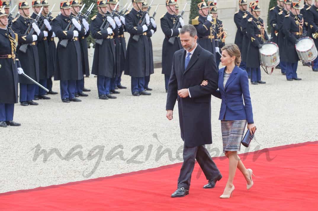 Rey Felipe y Reina Letizia en París