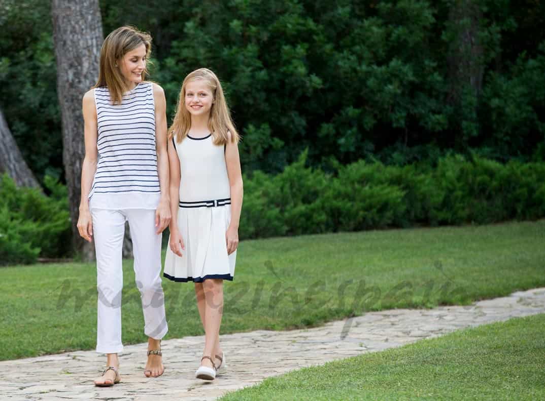 Reina Letizia y Princesa Leonor en Marivent, Palma de Mallorca