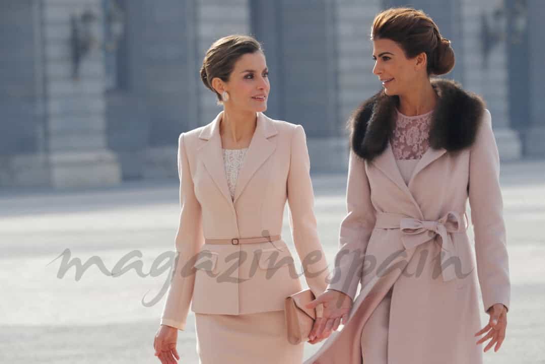 Reina Letizia y Juliana Awada © Casa S.M. El Rey