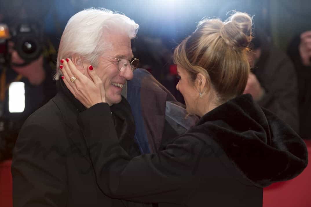 richard gere y alejandra silva juntos en la berlinale