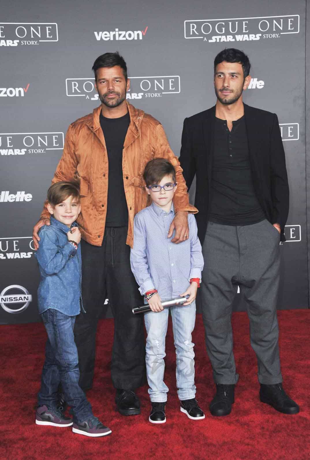 richy martin con jwan yosef y sus hijos