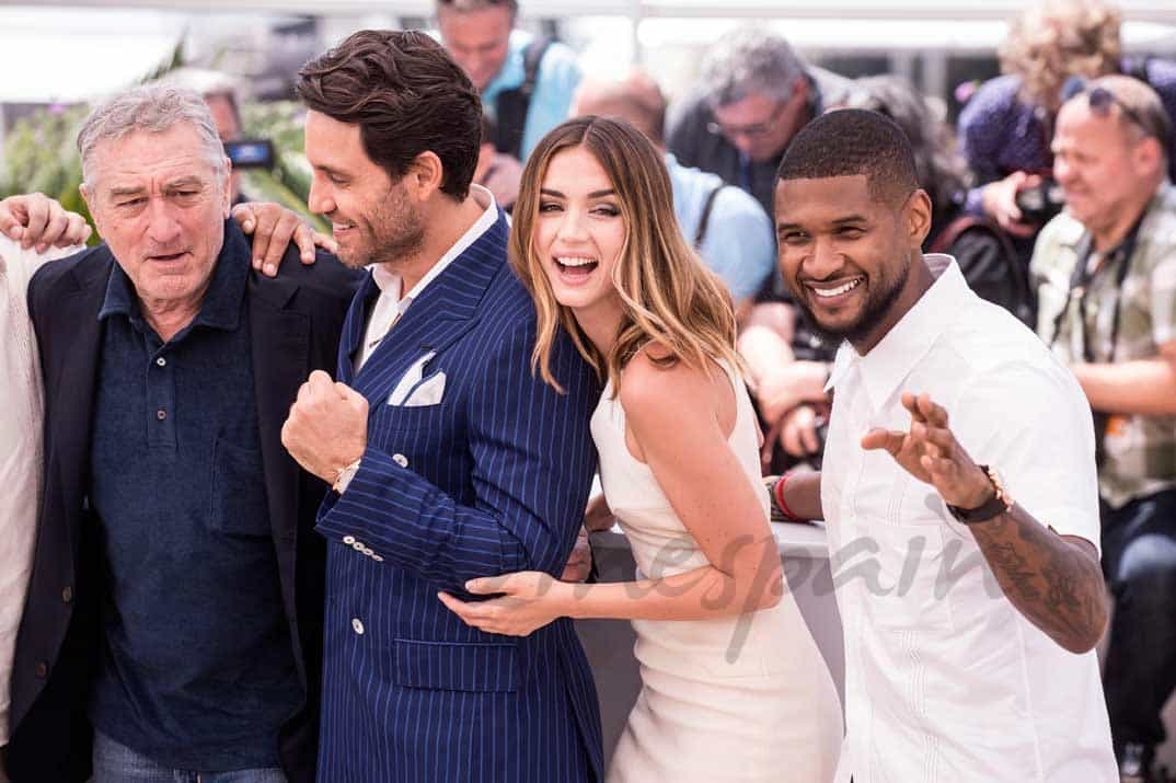 robert-de-niro-edgar-ramirez-ana-de-armas-y-usher-raymond en el festival de cine de cannes