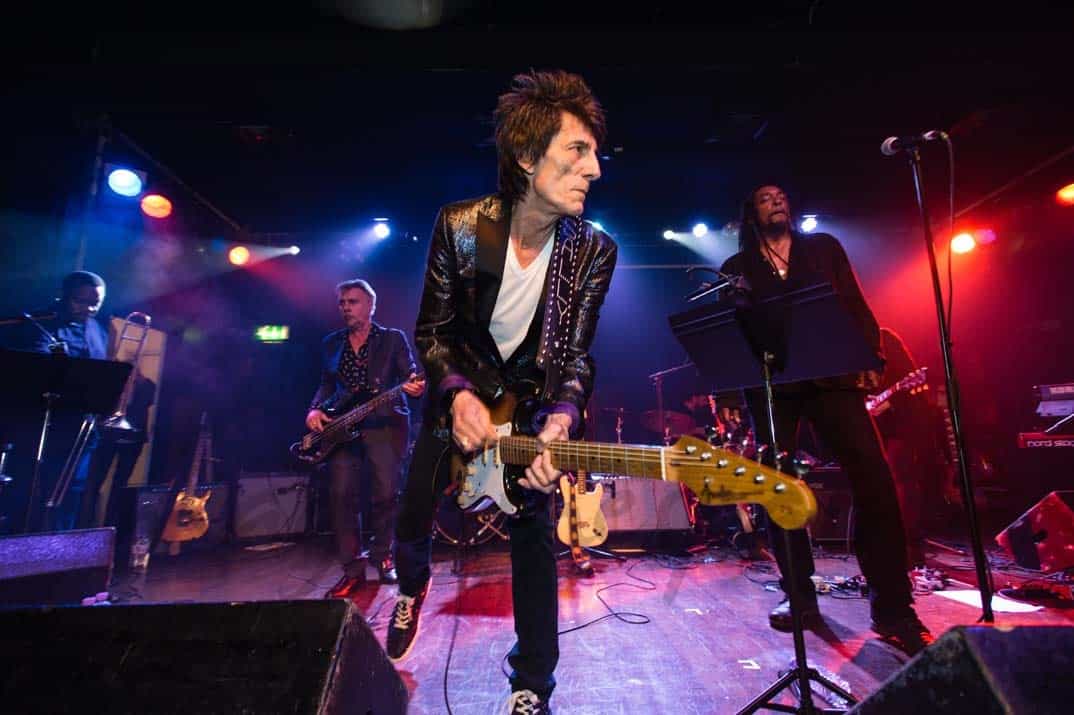 ronnie-wood concierto benefico