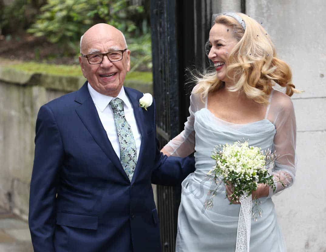 rupert-murdoch-y-jerry-hall el amor a los ochenta años