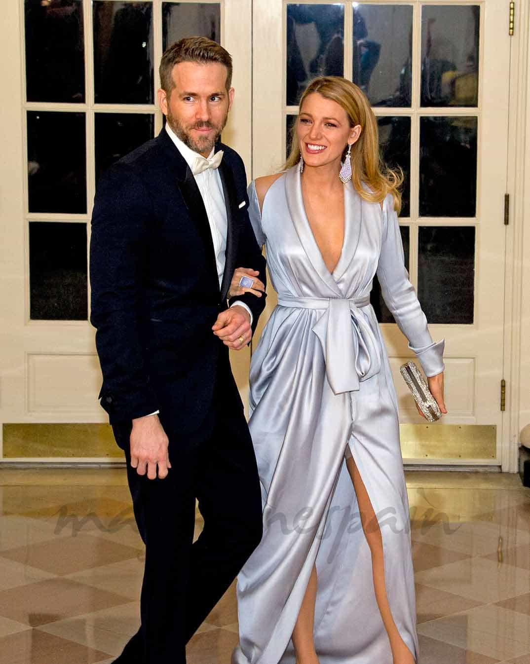 ryan-reynolds-y-blake-lively-invitados a la casa blanca