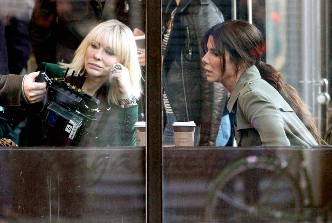 sandra bullock y cate blanchett comienzo de rodaje de oceans eight