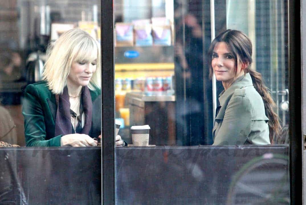 sandra bullock y cate blanchett comienzo de rodaje de oceans eight