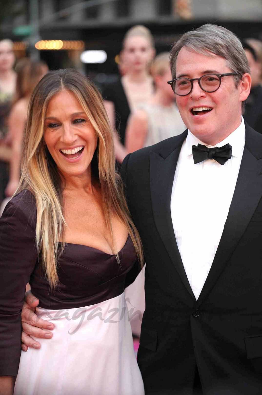 sarah-jessica-parker y matthew broderick en la opera de new york