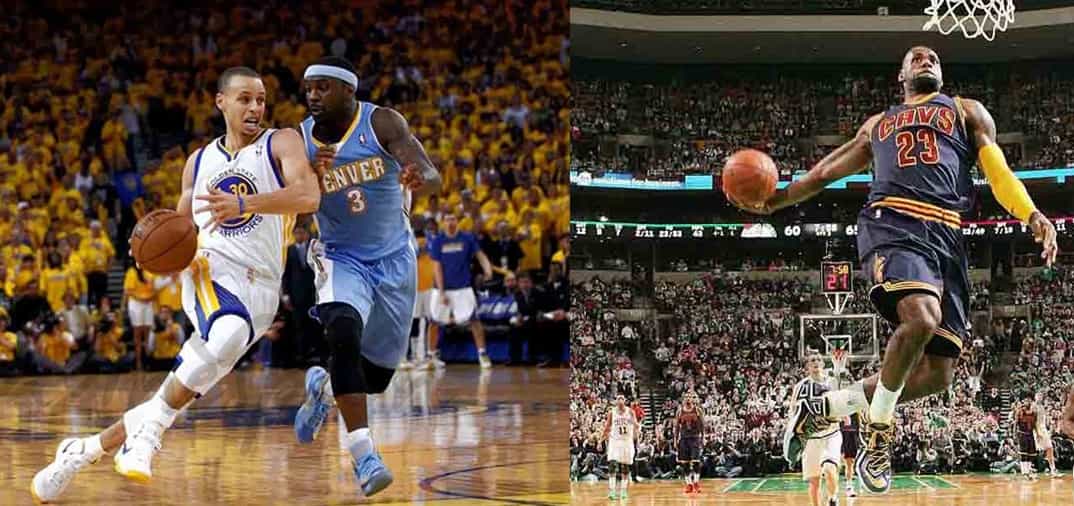 stephen curry y lebron james final nba