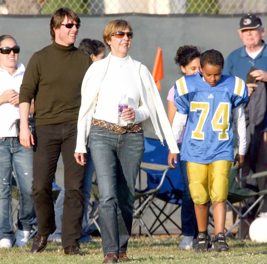 Tom Cruise con su madre