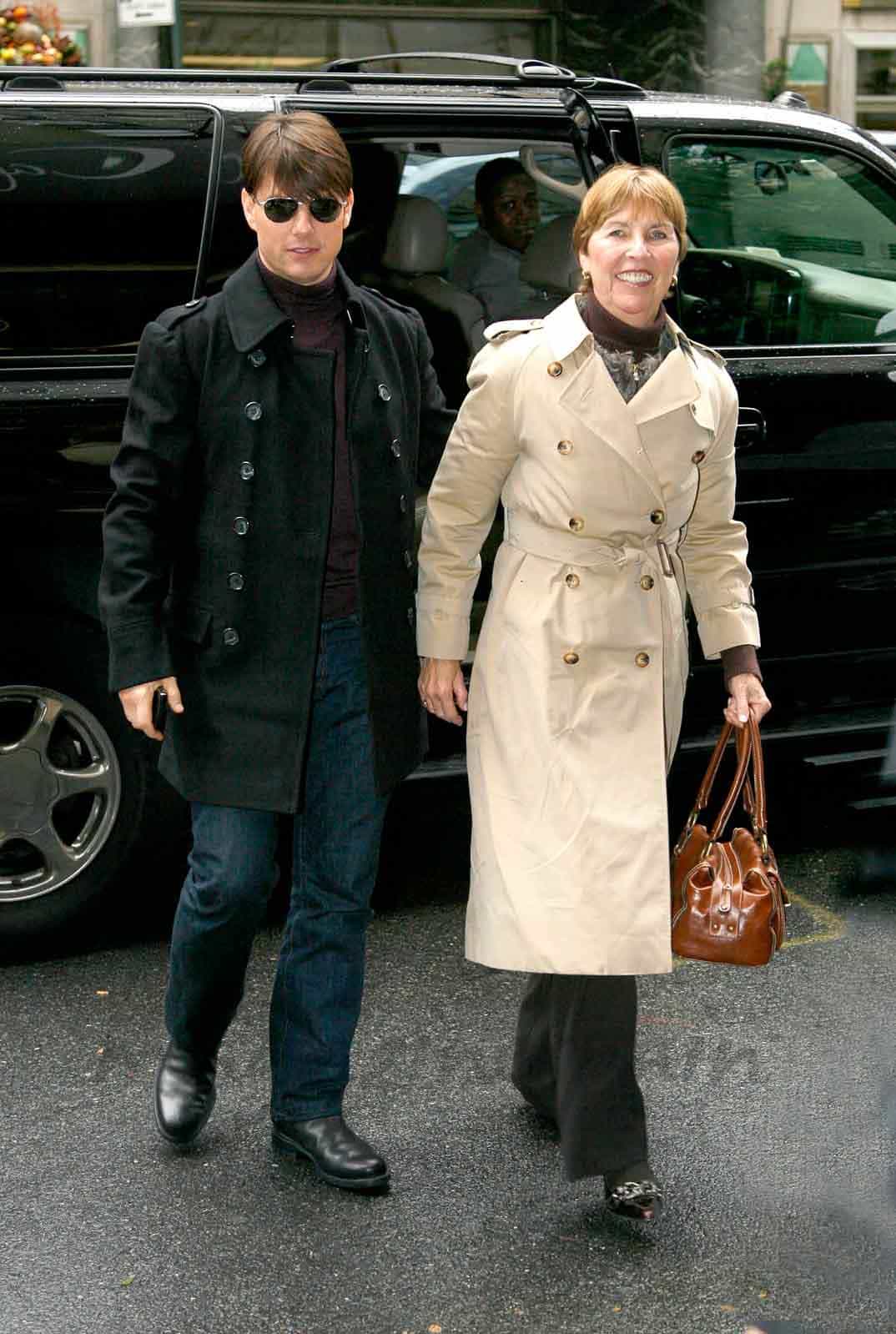 Tom Cruise con su madre
