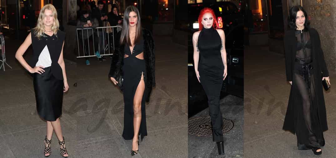 toni garrn sara sampaio lady gaga y leigh lezark estilos en negro