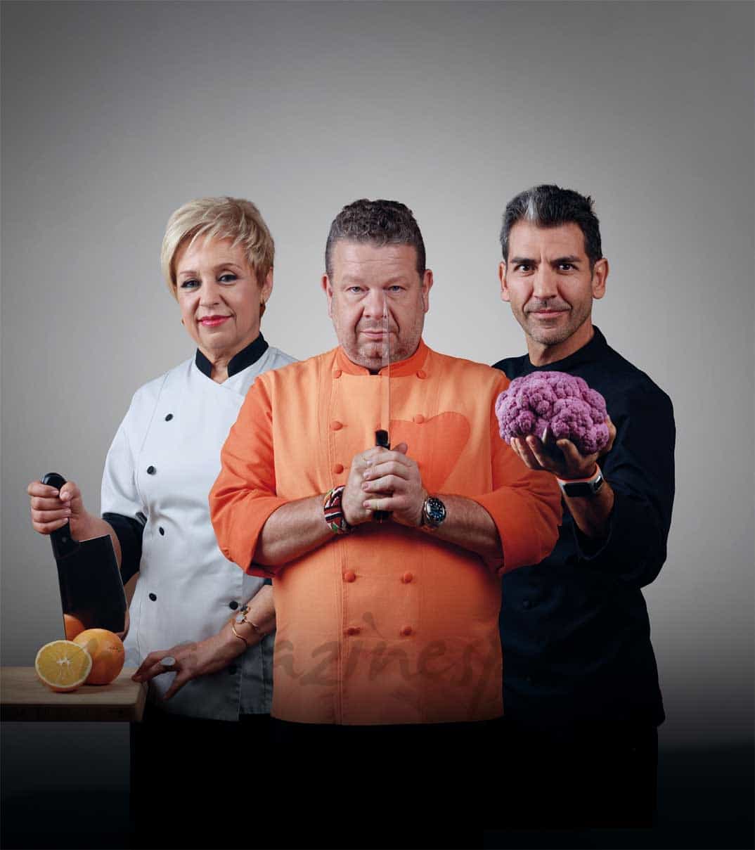 Top Chef Jurado - Alberto Chicote, Susi Díaz y Paco Roncero - © Atresmedia