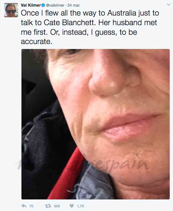 val kilmer esta acosando a cate blanchett