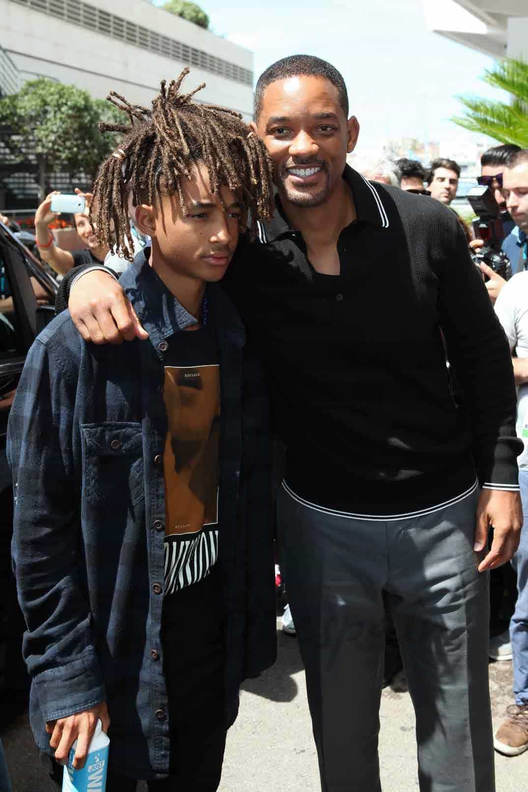 will smith y su hijo jaden en cannes