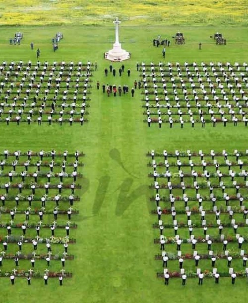 La Familia Real Inglesa, en el 100 aniversario de la batalla de Somme