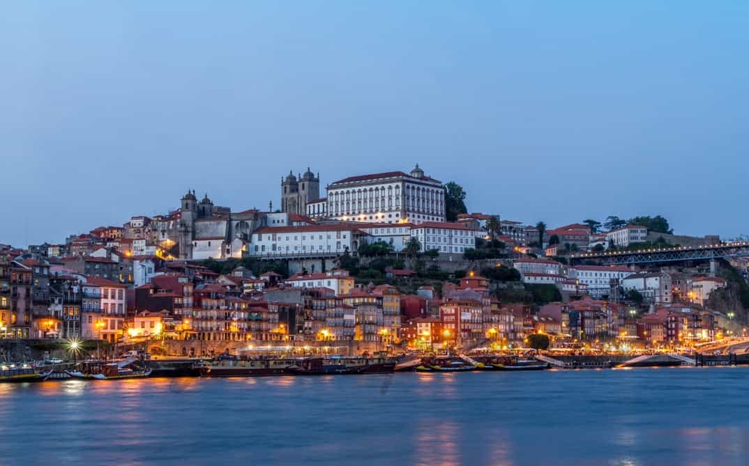 Oporto de noche