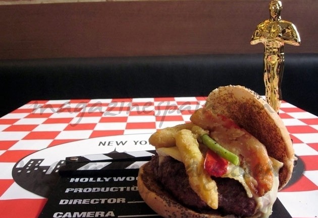 Alfombra roja, los Oscars… y una hamburguesa única