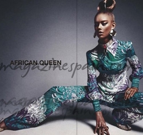 La ‘reina africana’ se tiñe de negro