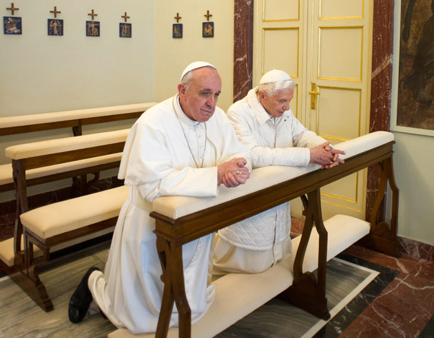 Francisco I y Benedicto XVI