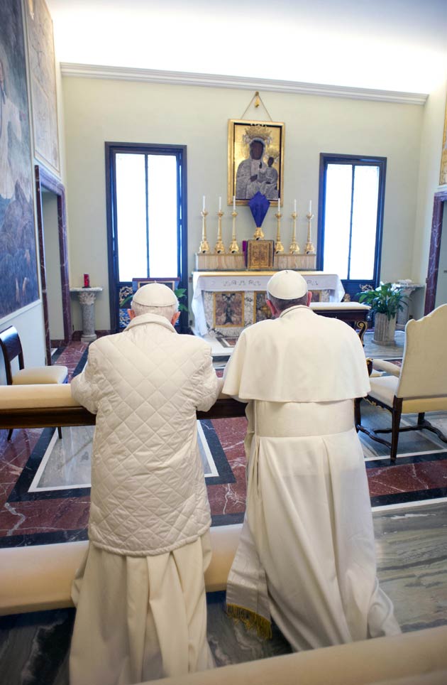 Francisco I y Benedicto XVI