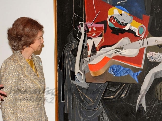 En el Museo Reina Sofía…La Reina inaugura la exposición de Dalí