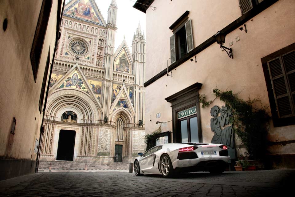 Lamborghini en Orvieto