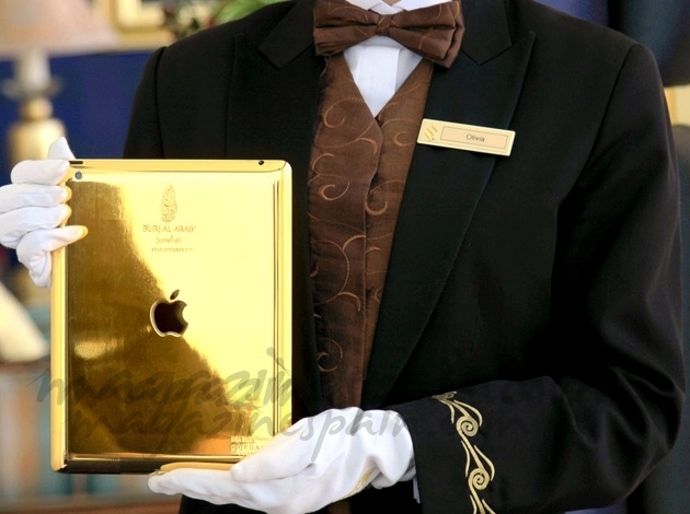 Hotel con iPad de oro, la última excentricidad en Dubái