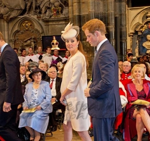 Los Principes Guillermo y Kate celebran 60 años de reinado de la Reina Isabel