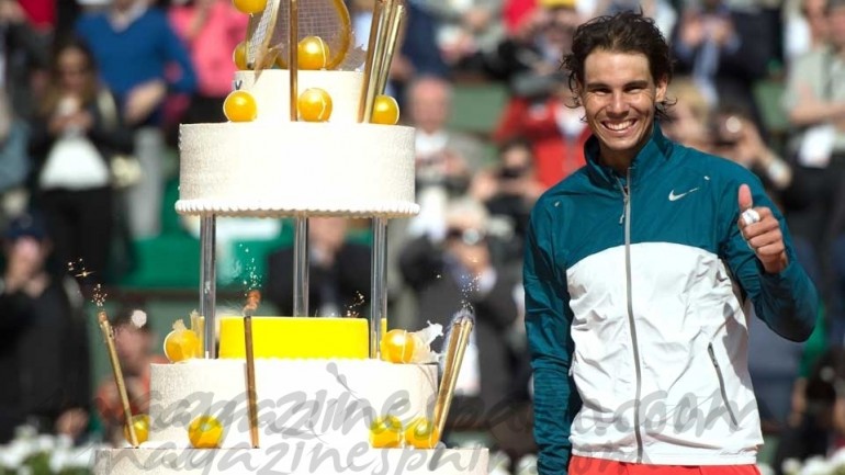 Rafa Nadal celebra su 27 cumpleaños con su mejor partido
