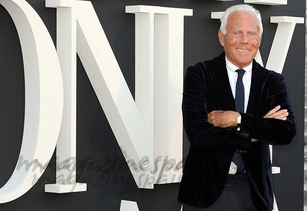 Sofia Loren, madrina de la nueva tienda de Giorgio Armani