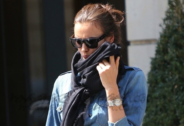 Irina Shayk de incógnito en París