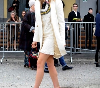 Elizabeth Olsen attends Gucci fashion show in Milan