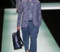 milan fashion week hombre emporio armani