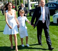 Donald Trump Melania Trump Barron Trump