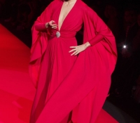 new york fashion week en rojo