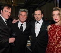 quentin tarantino kurt russel johnny depp y amber heard