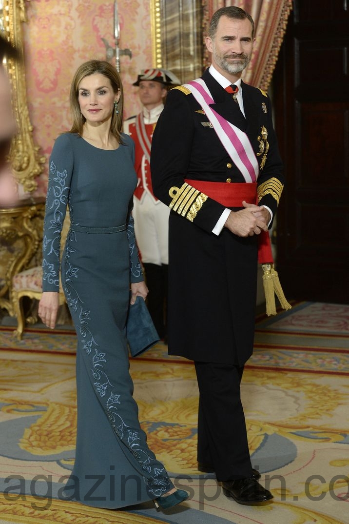 reyes de espana en la pascua militar enero 2015