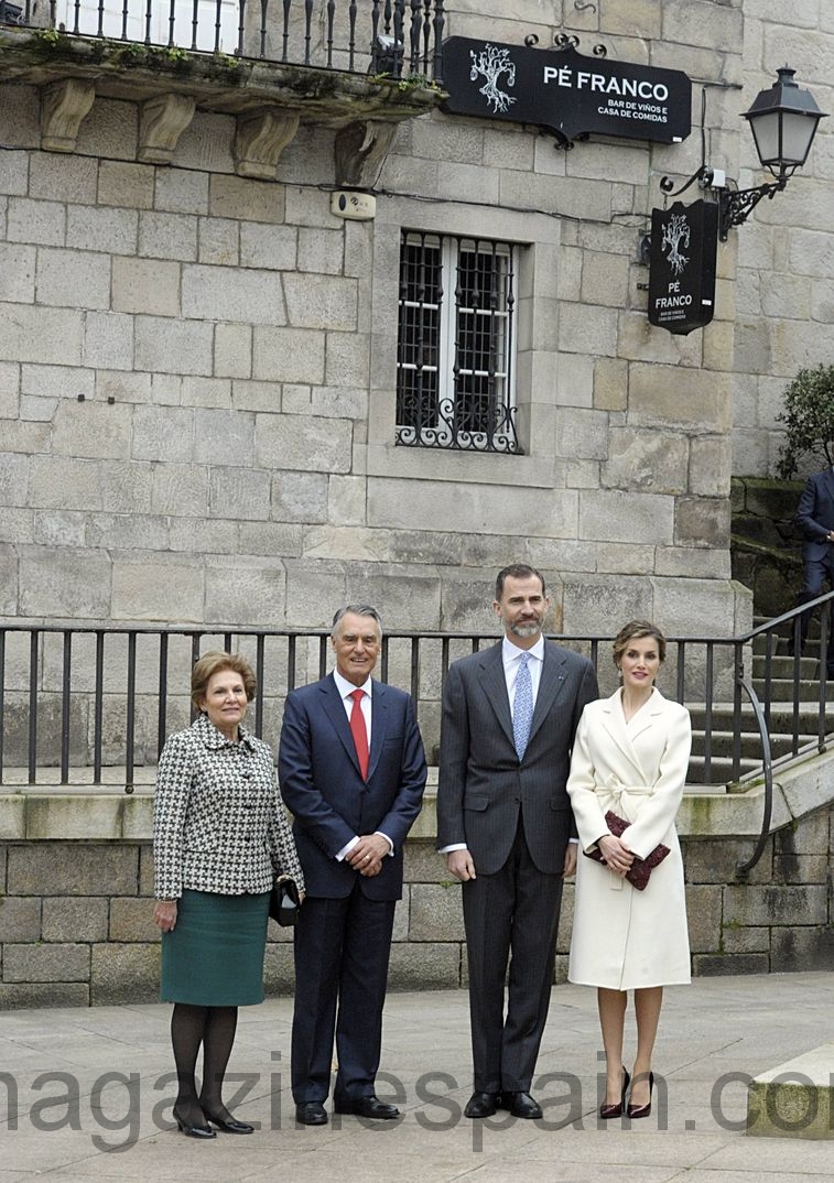 reyes de espana en la coruna febrero 2015