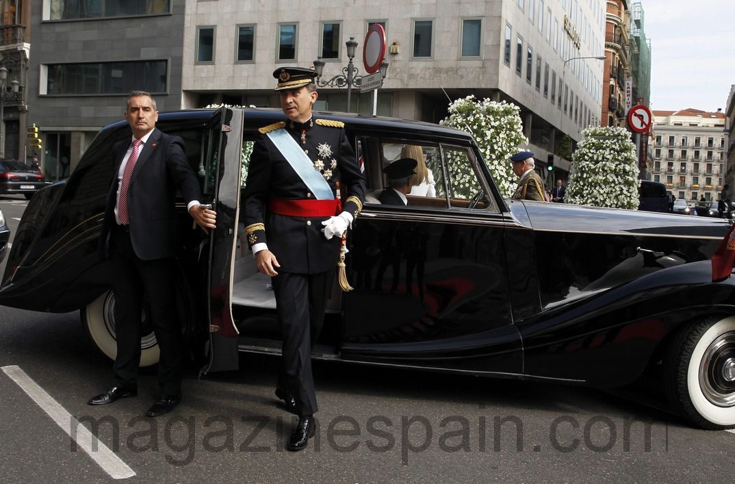 llegada al congreso de los diputados junio 2014