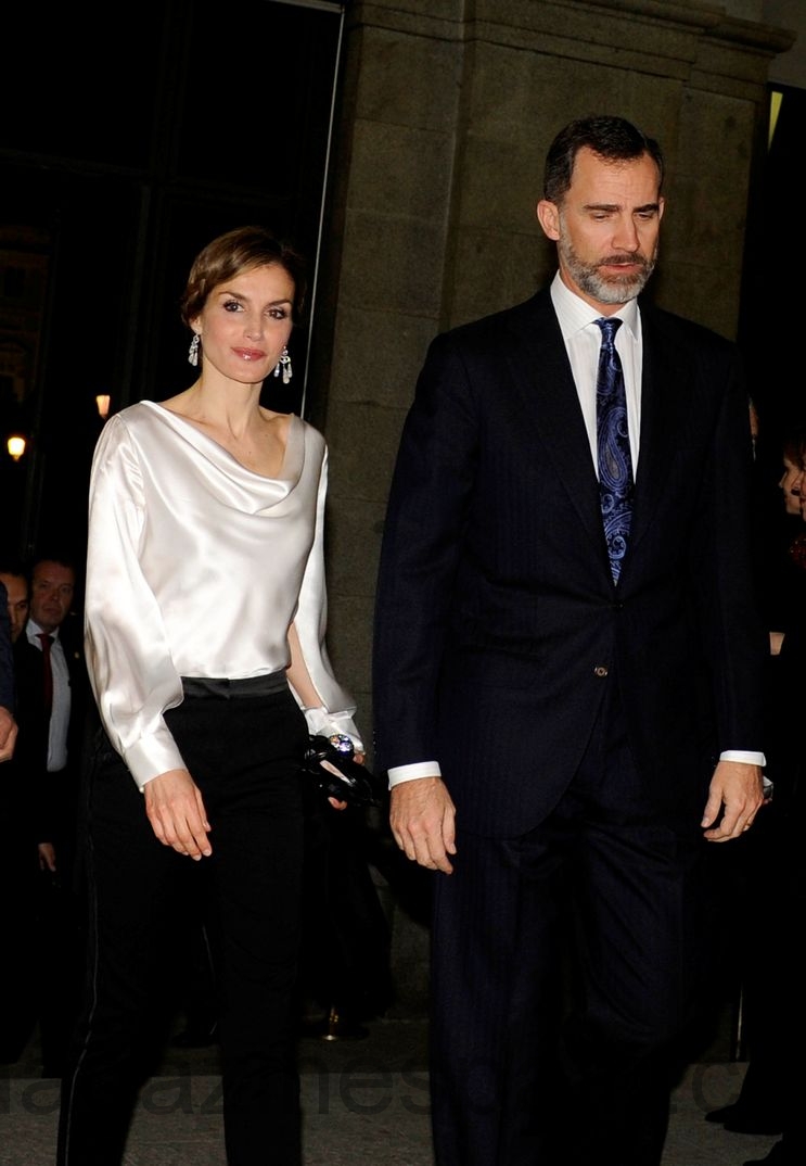 felipe y letizia teatro de la opera de madrid marzo 2015
