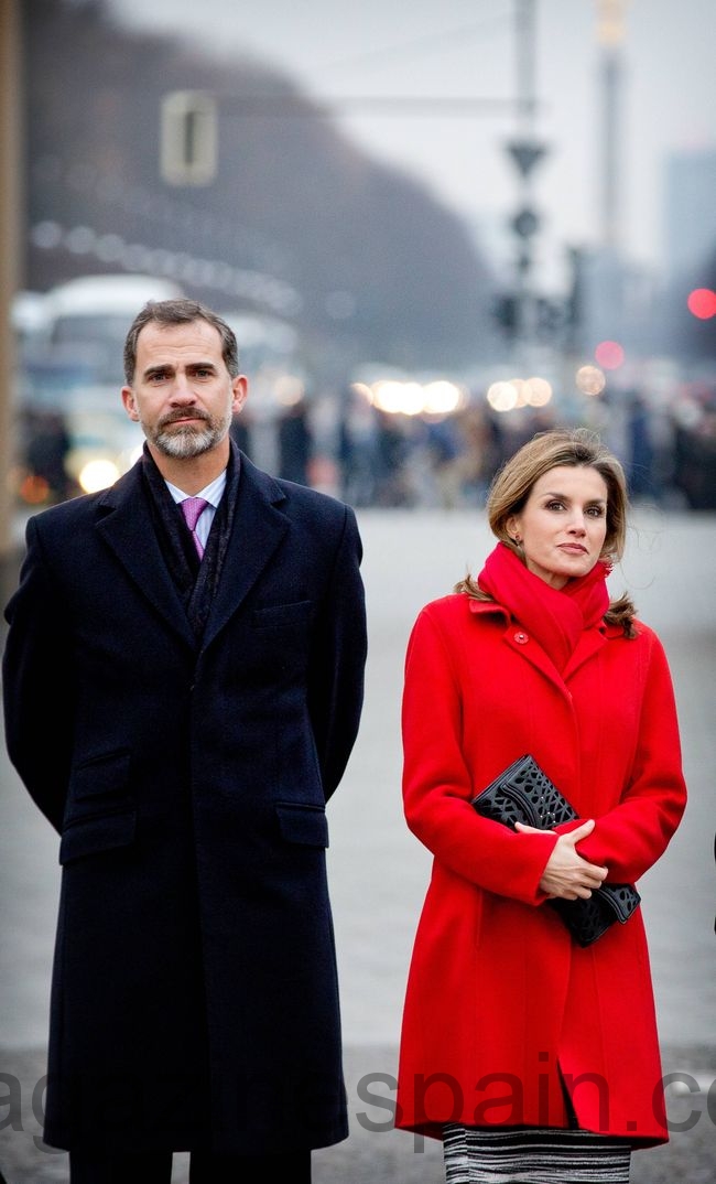felipe y letizia en su visita a berlin diciembre 2014
