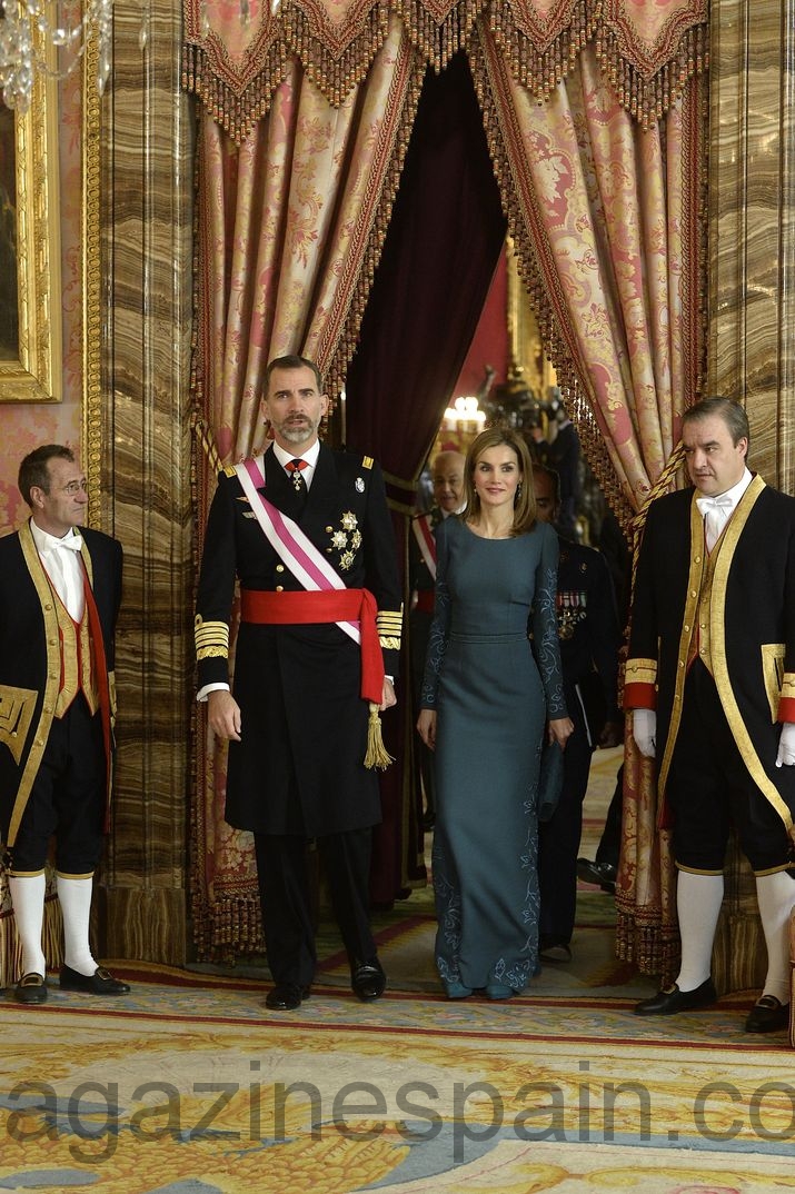 felipe y letizia en la pascua militar enero 2015